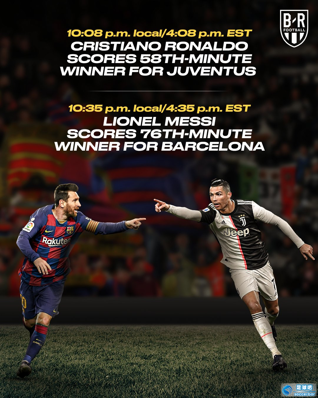 尤文绝地反击巴西，梅西关键制胜